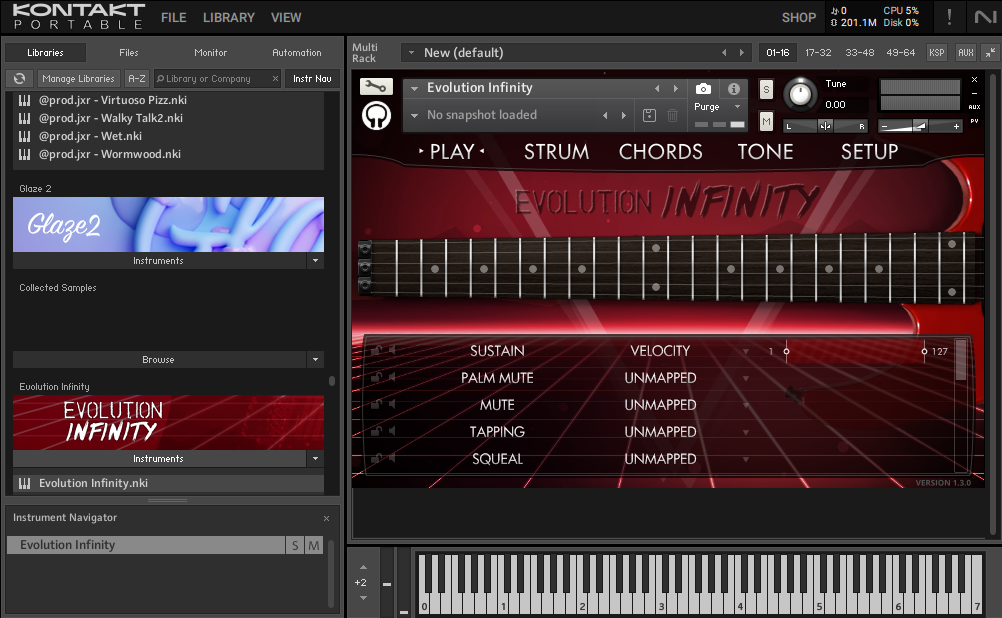 kontakt bank - evolution infinity